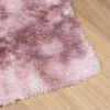 vidaXL Tapete shaggy de pelo alto NAVARRA 240x340 cm rosa empoeirado