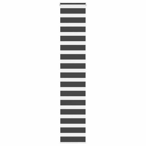 vidaXL Cortina de zebra 50x200 cm largura do tecido 45,9 cm poli&eacute;ster