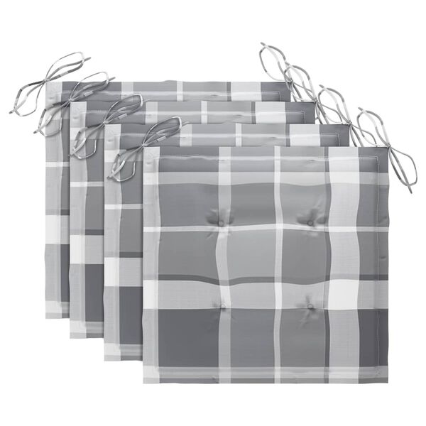 vidaXL Cadeiras de jantar jardim c/ almofadões 3 pcs madeira acácia