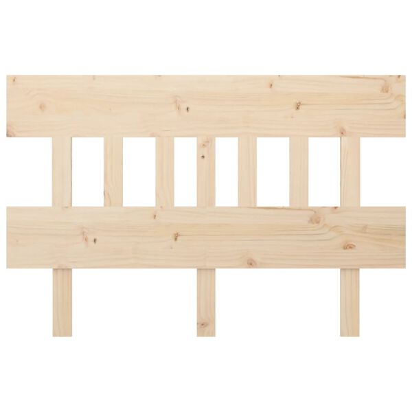 vidaXL Cabeceira de cama 203,5x3x81 cm pinho maciço