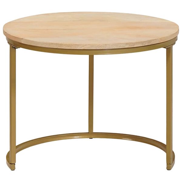 vidaXL Mesas de Caf&eacute; Empilh&aacute;veis 2 pcs