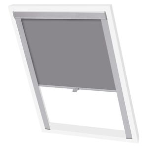 vidaXL Persianas de enrolar opacas cinzento U08/808, GGL e GGU