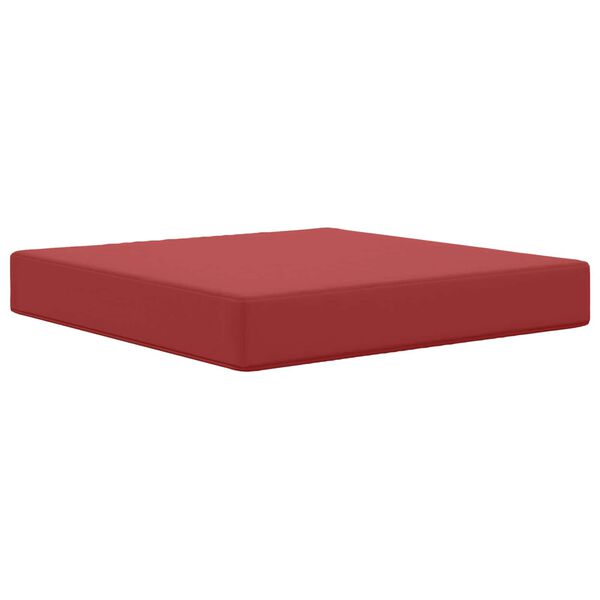 vidaXL Almofada para Sof&aacute; Externo 2 pcs vermelho tinto Poli&eacute;ster