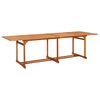 vidaXL Mesa de jantar p/ jardim 280x90x75 cm madeira de ac&aacute;cia maci&ccedil;a