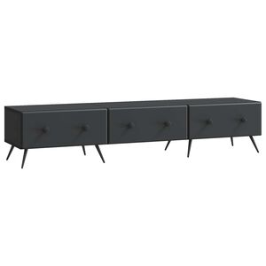 vidaXL Gabinete para TV Preto 147 x 34,5 x 30 cm Derivados de Madeira