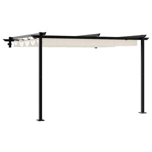 vidaXL Gazebo 300 x 300 x 200 cm Creme Poli&eacute;ster