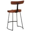 vidaXL Bancos de bar 2 pcs 49x43x79 cm madeira de mangueira maci&ccedil;a