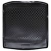 vidaXL Tapete de Porta-Malas Preto Borracha