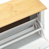 vidaXL Arm&aacute;rio de Sapatos com gaveta Corona Branco 99 x 32 x 122 cm