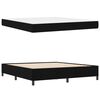 vidaXL Cama Box Preto 180 x 200 cm tecido