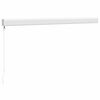 vidaXL Toldo retr&aacute;til 3,5x2,5 m tecido e alum&iacute;nio cor creme