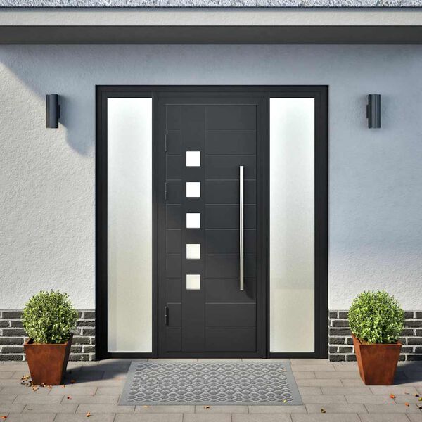 vidaXL Garden Planters 2 pcs 30x30x30 cm a&ccedil;o resistente &agrave;s intemp&eacute;ries