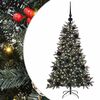 vidaXL &Aacute;rvore de Natal Artificial Verde 120 cm PVC, Pl&aacute;stico e A&ccedil;o