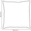 vidaXL Almofada com travesseiro 2 pcs Branco 80 x 80 cm Pena