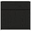 vidaXL Aparador c/ gaveta 80x34x76 cm deriv. madeira carvalho preto