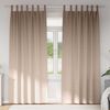 vidaXL Cortinas Blackout com Argolas 2 pcs Cinzento-acastanhado