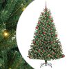 vidaXL &Aacute;rvore de Natal Articulada Artificial Verde 180 cm PVC e Metal