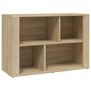 vidaXL Aparador 80x30x54 cm derivados de madeira carvalho sonoma