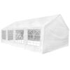 vidaXL Tenda para festas 8 x 4 m branco
