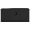 vidaXL Arquivador 90x40x240 cm aço preto