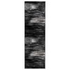 vidaXL Tapete Runner FLORNES Tecido Preto PP 7 mm