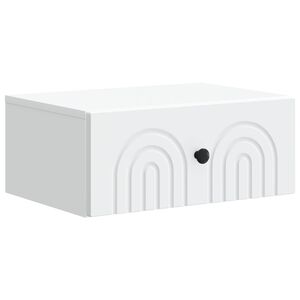 vidaXL Gabinete de Canto Montado na Parede Branco 49 x 34,5 x 20 cm