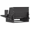 vidaXL Comedouro de Pedal para Frango Preto 50 x 40 x 29 cm
