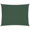 vidaXL Para-sol estilo vela tecido oxford retangular 5x7m verde-escuro