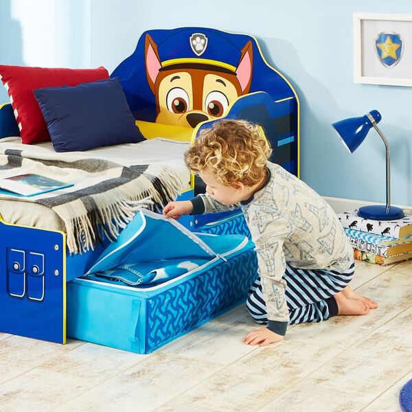 Paw Patrol Cama de criança com gavetas 145x68x77 cm azul WORL268007