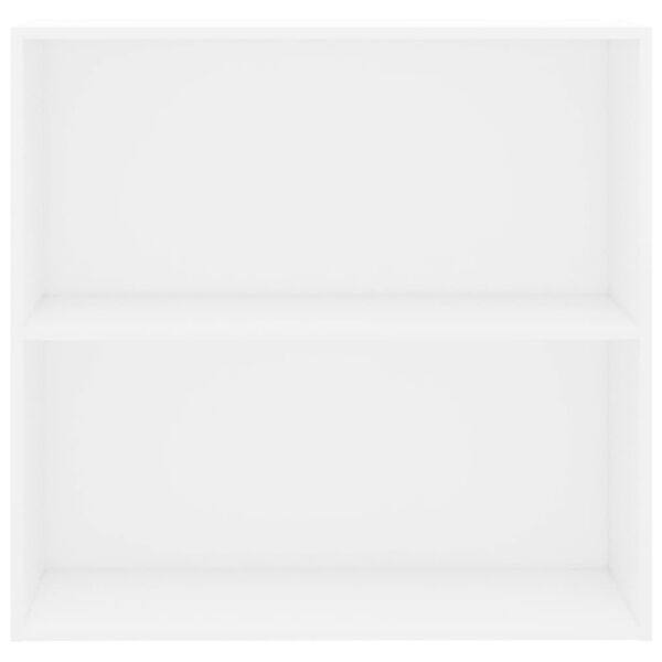 vidaXL Estante 80x30x76,5 cm derivados de madeira branco