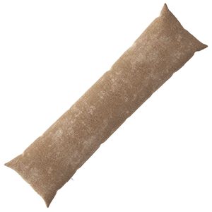 vidaXL Capa almofada HEERLEN Castanho 40 x 145 cm Tecido Chenille