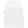 vidaXL M&oacute;veis parede p/ TV 2pcs 80x30x30cm derivados de madeira branco