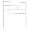 vidaXL Cabeceira de substitui&ccedil;&atilde;o 90 cm metal branco