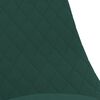 vidaXL Cadeiras de jantar girat&oacute;rias 6 pcs veludo verde-escuro