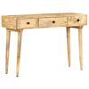vidaXL Mesa consola 115x35x76 cm madeira de mangueira maci&ccedil;a