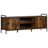 vidaXL Gabinete para TV 133 x 33 x 50 cm Carvalho Fumado
