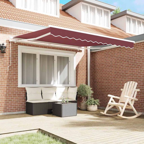 vidaXL Toldo retr&aacute;til manual 300x250 cm bord&ocirc;