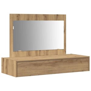vidaXL Mesa de vestir Castanho 100 x 40 x 70 cm Derivados de Madeira