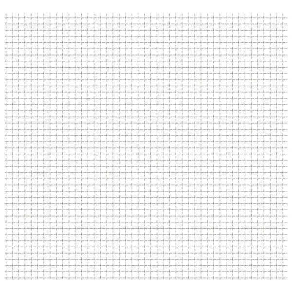 vidaXL Cerca de arame frisado a&ccedil;o inoxid&aacute;vel 50x50 cm 21x21x2,5 mm