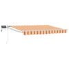 vidaXL Toldo retr&aacute;til manual com LEDs Multicolor 3 x 2 m