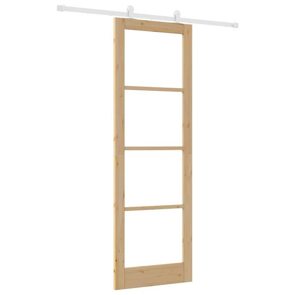vidaXL Porta Deslizante ORKDAL Natural 78 x 232 cm
