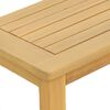 vidaXL Mesa Console de Jardim Ac&aacute;cia clara 80 x 35 x 75 cm