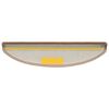 vidaXL Tapetes de escada 15 pe&ccedil;as 56x17x3 cm marrom claro semicircular