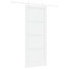 vidaXL Porta Deslizante 86 x 211 cm Derivados de Madeira Branco