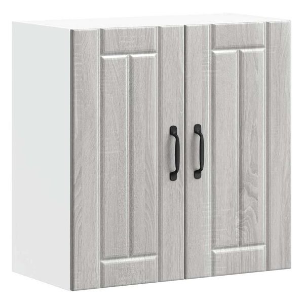 vidaXL Armário de parede da cozinha Lucca madeira cinzento sonoma