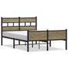vidaXL Estrutura cama s/ colch&atilde;o derivados de madeira carvalho sonoma