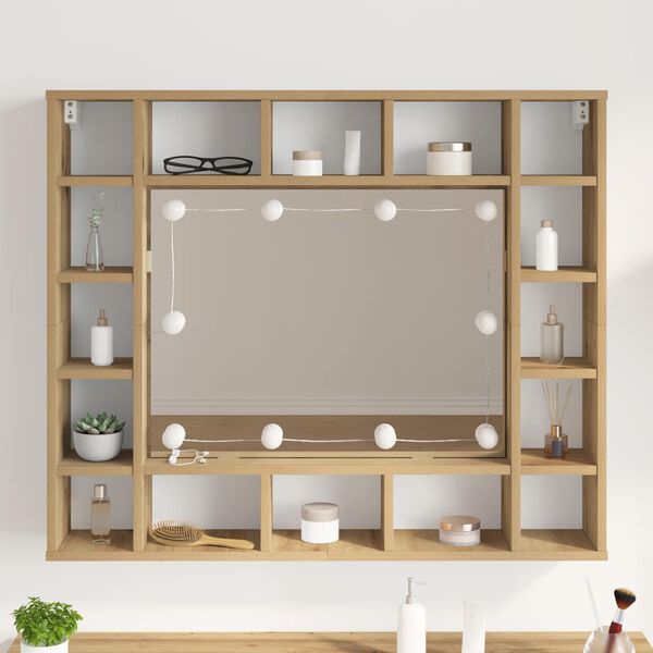 vidaXL Luzes de Espelho 12 pcs Branco 4.5 x 4.5 x 4.8 cm Pl&aacute;stico