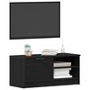 vidaXL Gabinete para TV Carvalho Preto 80 x 35 x 36,5 cm