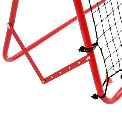 vidaXL Rede de ressalto para futebol ajustável 100 x 100 cm