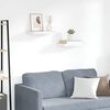 vidaXL Prateleiras de parede 2 pcs 50x23x3,8 cm MDF carvalho e branco